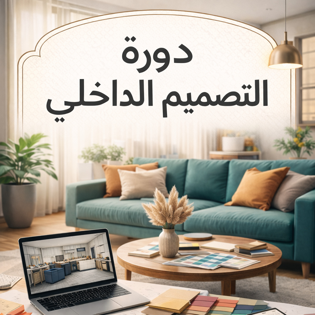 دورة التصميم الداخلي كاملة بالعربية دورة التصميم الداخلي كاملة بالعربية